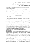 CẤP CỨU CHẤN THƯƠNG
