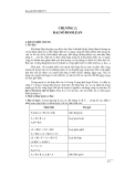 Giáo trình kỹ thuật số: Đại số Boolean và vi mạch số - Phần 1, Chương 2