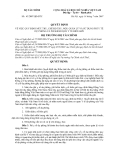 QUYẾT ĐỊNH Số: 63/2007/QĐ-BTC VỀ VIỆC QUY ĐỊNH MỨC THU, CHẾ ĐỘ THU, NỘP, QUẢN LÝ VÀ SỬ DỤNG PHÍ Y TẾ DỰ PHÒNG VÀ PHÍ KIỂM DỊCH Y TẾ BIÊN GIỚI