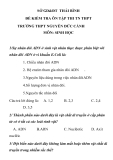 ĐỀ KIỂM TRA ÔN TẬP THI TN THPT TRƯỜNG THPT NGUYỄN ĐỨC CẢNH SỞ GD&ĐT THÁI BÌNH 