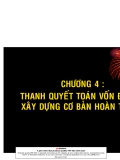 Dự toán xây dựng cơ bản, đấu thầu xây lắp công trình: Chương 5