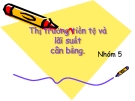 Thị trường tiền tệ và lãi suất cân bằng
