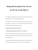 Hướng dẫn tìm nguồn tài trợ vốn cho các DN vừa và nhỏ (part 2) 