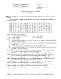 ĐỀ THI MÔN LÝ LẦN 2 (ĐỀ 1)