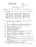  ĐỀ THI MÔN LÝ 11 LẦN 2 (ĐỀ 5)