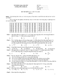 ĐỀ THI MÔN LÝ 11 LẦN 2 (ĐỀ 6)
