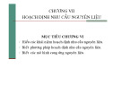 Bài giảng Quản trị sản xuất: Chương 7 (Mới nhất)