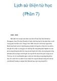 Lịch Sử Điện Từ Học (Phần 7): Tổng Quan Chi Tiết