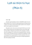 Lịch Sử Điện Từ Học (Phần 5): Tổng Quan Chi Tiết