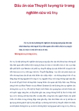 Dấu ấn của Thuyết lượng tử trong nghiên cứu vũ trụ  