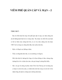 VIÊM PHẾ QUẢN CẤP VÀ MẠN – 2 