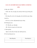 Giáo án lớp 2 môn Thủ Công: GẤP, CẮT, DÁN BIỂN BÁO GIAO THÔNG CẤM ĐỖ XE (tiết1)