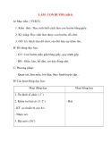 Giáo án lớp 2 môn Thủ Công: LÀM CON BƯỚM (tiết1) 