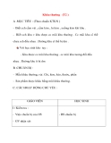 Giáo án môn Kỹ Thuật: Khâu thường (T2 ) 