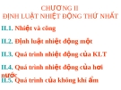 Định Luật Nhiệt Động Thứ Nhất: Giải Thích Chi Tiết và Ứng Dụng
