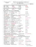  ĐỀ KIỂM TRA CHẤT LƯỢNG HỌC KÌ I NĂM HỌC 2010-2011 Môn: TIẾNG ANH 12