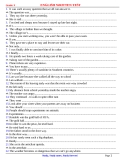 WRITTEN ENGLISH TEST