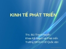Bài giảng kinh tế phát triển: Tổng hợp kiến thức chuẩn nhất