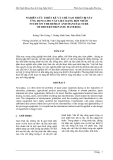 Thiết kế và chế tạo thiết bị sấy ứng dụng cho vật liệu dạng bột nhão: Nghiên cứu chi tiết