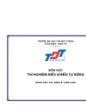 Thí nghiệm điều khiển tự động hóa: Môn học và kinh nghiệm thực tế