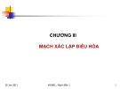 Mạch Xác Lập Điều Hòa: Chương III