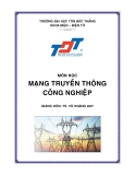 MẠNG TRUYỀN THÔNG CÔNG NGHIỆP