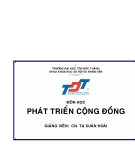 PHÁT TRIỂN CỘNG ĐỒNG