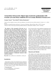 Báo cáo khoa học: " Associations between the clinical signs of chronic endometritis with ovarian cysts and body condition loss in German Holstein Friesian cows"