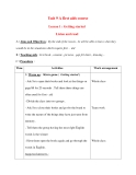 Giáo án Tiếng Anh lớp 8: Unit 9 A first aids courseLesson 1 : Getting started Listen and read