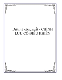 Chỉnh Lưu Có Điều Khiển: Điện Tử Công Suất [Mới Nhất]
