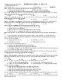 ĐỀ KIỂM TRA CHƯƠNG VI- VẬT LÝ 12