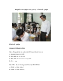 Sáng kiến kinh nghiệm môn quản trị: Đề thi trắc nghiệm [mới nhất]