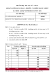 QUẢN TRỊ TÀI CHÍNH DOANH NGHIỆP NÂNG CAO