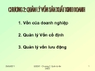 Vốn của doanh nghiệp 