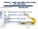 Nhiệt Động Lực Học - Chương 2: Tóm Tắt, Bài Tập và Ứng Dụng