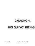 Bài giảng hồi quy với biến giả chương 4