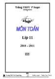 Tuyển tập bài tập toán lớp 11