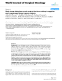 Báo cáo khoa học: "Body image disturbance and surgical decision making in egyptian post menopausal breast cancer patients"