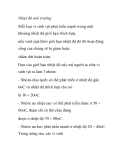 Nhiệt độ môi trường 