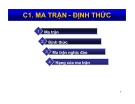 Ma trận, Định thức: Tổng hợp kiến thức và bài tập