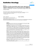 Báo cáo khoa học: "  Evalution of surface-based deformable image registration for adaptive radiotherapy of non-small cell lung cancer (NSCLC)"