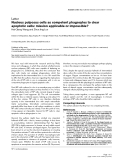 Báo cáo y học: " Nucleus pulposus cells as competent phagocytes to clear apoptotic cells: mission applicable or impossible"
