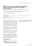 Báo cáo y học: "Nucleus pulposus cells as competent phagocytes to clear apoptotic cells: mission applicable or impossible? Authors’ response"