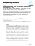 Báo cáo y học: "  Inflammatory cytokines, goblet cell hyperplasia and altered lung mechanics in Lgl1+/- mice"
