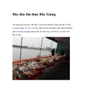Độc đáo ẩm thực Bắc GiangTới