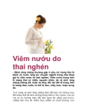 Viêm nướu do thai nghén