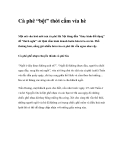 Cà phê “bệt” thời cấm vỉa hè