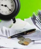 Bài tập kế toán chi phí chương 2: Phân loại chi phí và giá thành sản phẩm