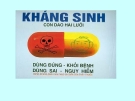 Tài liệu về chất kháng sinh [chuẩn nhất/mới nhất]
