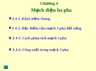 Mạch điện ba pha: Giáo trình kỹ thuật mạch điện - Chương 4